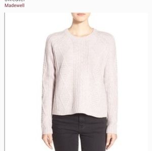 Madewell Palisades Back Zip Sweater